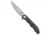Kubey Knives Kubey Mizo Liner Lock Knife Black G-10 3.2" Bead Blast 14C28N, Black, 14C28N, adult, BHQ-225110