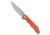 Kubey Knives Kubey Mizo Liner Lock Knife Orange G-10 3.2" Bead Blast 14C28N, Orange, 14C28N, adult, BHQ-225113