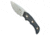 Kubey Knives Kubey Willumsen Hunter Fixed Blade Drop Point Knife Black Micarta 3.4" SW, Black, 14C28N, adult, BHQ-200447