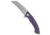 Kubey Anteater Folding Knife, 3.43in, 14C28N, Hawkbill Blade, G-10, Purple Handle, Purple/Gray, 8.03 inch, BHQ-222803