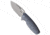 Kubey Kubey Tityus Frame Lock Knife Blue Titanium 3.4" Bead Blast*DISCOUNT*, Blue, 14C28N, adult, BHQ-231309