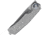 Kunwu Knives Mini TAO Folding Knife, 3.25in Closed, 2.25in Satin Elmax Steel Blade, Gray Titanium Handle, K703S
