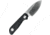 Kunwu Knives Stiffy P Fixed Blade Black, KUNF705BK2