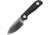 Kunwu Knives Stiffy P Fixed Blade Black, KUNF705BK2