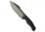 Kunwu Kunwu Stiffy G Fixed Blade Knife Black Micarta 6.1" DLC, Black, ASSAB 88, adult, BHQ-228899