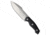 Kunwu Kunwu Stiffy G Fixed Blade Knife Black Micarta 6.1" Satin, Black, ASSAB 88, adult, BHQ-228898
