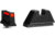 L2D Combat Co-Witness/Suppressor Height Fiber Optic Sight Set, Glock 9mm/.40S&amp;W/.357 SIG Except G43, Black, LD-S-FOS-S