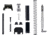 L2D Combat Competition Slide Parts Kit, Glock 9mm Gen 3-4, Black, LD-PK-CSP-9-BLK