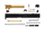 L2D Combat Complete Evo V2 Upper Non-Threaded, Fits Glock 19 Gen 3, TIN, LD-CU-E2-193-F-BLK-TIN