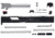L2D Combat Complete Tyton Upper Non-Threaded, Fits Glock 19 Gen 3, Stainless LD-CU-T-193-F-BLK-SS