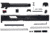 L2D Combat Complete Tyton Upper Threaded, Fits Glock 19 Gen 3, Black/Black LD-CU-T-193-FT-BLK-BLK