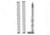 L2D Combat Enhanced Striker, Glock 43/43X/48, Stainless, LD-PK-EFP-43-SS