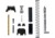 L2D Combat Slide Parts Kit, Glock 9mm Gen 3-4, Titanium Nitride, LD-PK-SP-9-TIN