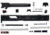L2D Combat Tyton Assembly Threaded Pistol Slide for Glock 19/19X/45 Gen 5 , RMR Ready, Black/Black, LD-CU-T-195-FT-BLK-BLK