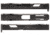 L2D Combat Tyton Slide RMR Ready, Fits Glock 17 Gen 3, Graphite PVD, LD-S-T-173-GRP