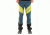 La Sportiva Devotion Pant - Men's-Ocean/Citronelle-Large