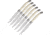 Laguiole LA TOUR 6 pc Steak Knife Set White