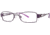 LAmy Adrienne Progressive Prescription Eyeglasses - Frame Purple Brown, Size 52/17mm LYADRIENNE03