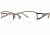 LAmy Brigitte Progressive Prescription Eyeglasses - Frame Brown/Green, Size 53/18mm LYBRIGITTE01