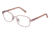 LAmy C By 523 Single Vision Prescription Eyeglasses - Frame Mauve / Blush, Size 51/16mm CYCBL52303
