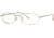 LAmy C by L'Amy 501 Progressive Prescription Eyeglasses - Frame Gold, Size 51/17mm CYCBL50101