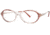 LAmy C by L'Amy 516 Progressive Prescription Eyeglasses - Frame Red/Gold, Size 51/14mm CYCBL51602