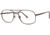 LAmy C By L'Amy 608 Single Vision Prescription Eyeglasses - Frame Semi Matte Brown, Size 53/17mm CYCBL60802