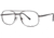 LAmy C By L'Amy 608 Single Vision Prescription Eyeglasses - Frame Semi Matte Pewter, Size 53/17mm CYCBL60801