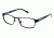 LAmy Cadence Eyeglass Frames - Frame Matte Black / Light Blue LYCADENCE01