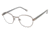 LAmy CU 1021 Prescription Eyeglasses - Frame GUNMETAL, Size 49/20mm CU102101