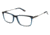 LAmy CU 2022 Progressive Prescription Eyeglasses - Frame BLUE/GUN, Size 56/17mm CU202203