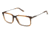 LAmy CU 4026 Bifocal Prescription Eyeglasses - Frame BROWN STRIP TORT, Size 54/16mm CU402602
