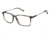 LAmy CU 4026 Bifocal Prescription Eyeglasses - Frame GREY STRIP TORT, Size 54/16mm CU402601