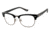LAmy CU 7019 Progressive Prescription Eyeglasses - Frame Black, Size 50/18mm CU701901