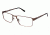 LAmy Damien Single Vision Prescription Eyeglasses - Frame MATTE BROWN LYDAMIEN02