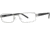 LAmy Dasko 1015 Progressive Prescription Eyeglasses - Frame Matte Silver/Black, Size 55/18mm LYDASKO101506