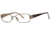 LAmy Desiree Eyeglass Frames - Frame Matte Gold, Size 51/17mm LYDESIREE01