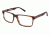 LAmy GEORGES Eyeglass Frames - Frame BROWN HORN, Lens Color Fade, Size 54/17mm LYGEORGES03