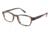 LAmy Henri Single Vision Prescription Eyeglasses - Frame Brown Horn, Size 48/19mm LYHENRI03