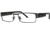 LAmy Jacques Progressive Prescription Eyeglasses - Frame Pewter/Black, Size 55/17mm LYJACQUES01