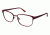 LAmy Julienne Single Vision Prescription Eyeglasses - Frame MATTE BURGUNDY, Size 53/16mm LYJULIENNE02