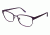 LAmy Julienne Single Vision Prescription Eyeglasses - Frame MATTE EGGPLANT, Size 53/16mm LYJULIENNE03