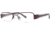 LAmy Justine Progressive Prescription Eyeglasses - Frame Burgundy/Black, Size 50/17mm LYJUSTINE03