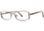 LAmy L'Accent 424 Eyeglass Frames - Frame Brown, Size 52/17mm LYACCENT42401