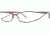 LAmy LeafUS 1010 Progressive Prescription Eyeglasses - Frame Chocolate/Sand, Size 52/16mm LYLEAFUS101001