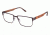 LAmy NU005 Progressive Prescription Eyeglasses - Frame BROWN, Size 55/17mm LYNU00503