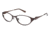 LAmy Olivie Eyeglass Frames - Frame Chocolate / Bronze, Size 52/17mm LYOLIVIE02