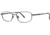 LAmy Port 412 Single Vision Prescription Eyeglasses - Frame Black/Grey, Size 53/17mm LYPORT41203