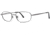 LAmy Port 412 Single Vision Prescription Eyeglasses - Frame Black/Gunmetal, Size 53/17mm LYPORT41201