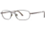 LAmy Port 412 Single Vision Prescription Eyeglasses - Frame Brown/Gold, Size 53/17mm LYPORT41202